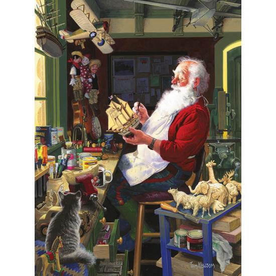 Cobble Hill Puzzle Santa's Workbench XXL mit 500 Teilen