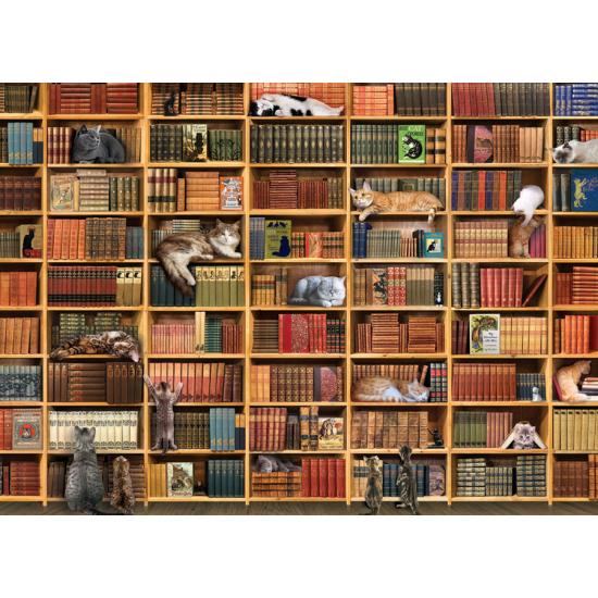 Cobble Hill Cat Library Puzzle 1000 Teile