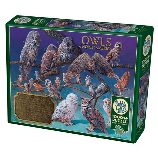 Cobble Hill Owls of North America Puzzle 1000 Teile