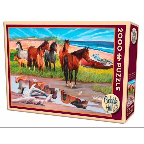 Cobble Hill Puzzle Pferde auf Sable Island 2000 Teile