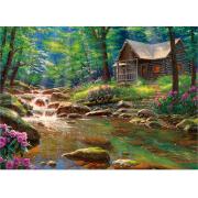 Cobble Hill Fishing Cabin 1000-teiliges Puzzle