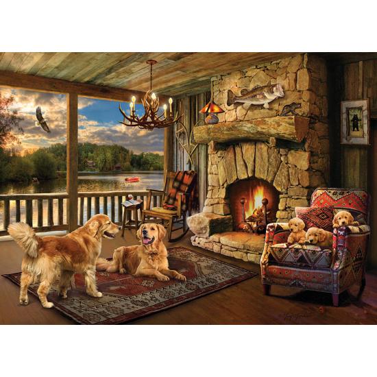 Cobble Hill Lakeside Cabin 1000-teiliges Puzzle