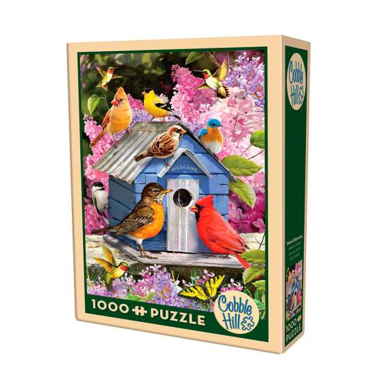 Cobble Hill Spring Bird House Puzzle, 1000 Teile