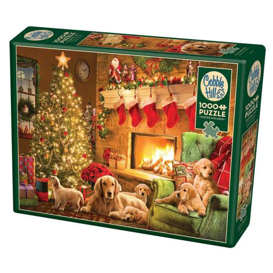 Cobble Hill Weihnachtskamin-Puzzle 1000 Teile