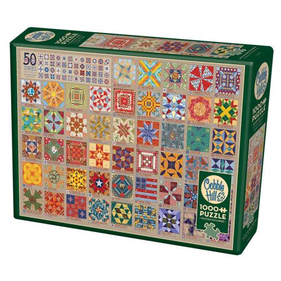 Cobble Hill Puzzle Quilt der 50 Staaten mit 1000 Teilen