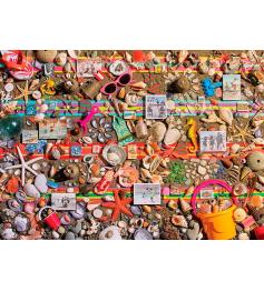Cobble Hill Beach Collage Puzzle 1000 Teile