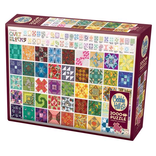 Cobble Hill Puzzle Quilt Zusammensetzung von 2000 Teilen