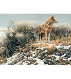 Cobble Hill Coyote in the Cold Winter 1000-teiliges Puzzle