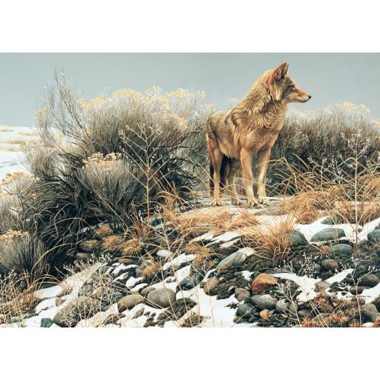 Cobble Hill Coyote in the Cold Winter 1000-teiliges Puzzle