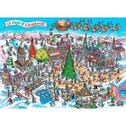 Cobble Hill Twelve Days of Christmas Puzzle 1000 Teile