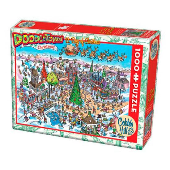 Cobble Hill Twelve Days of Christmas Puzzle 1000 Teile
