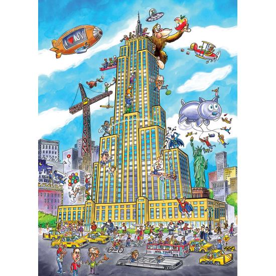 Cobble Hill DoodleTown Puzzle, Empire State 1000 Teile