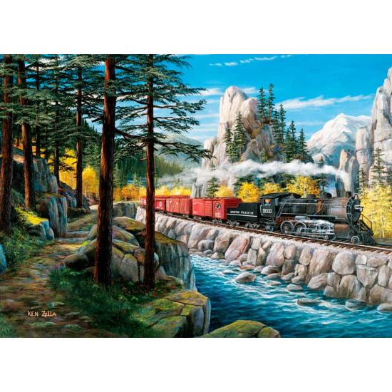 Cobble Hill The Horn Mountains Express 1000-teiliges Puzzle