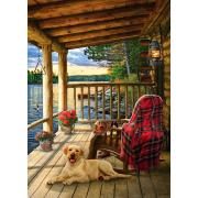 Cobble Hill Puzzle The Cabin Porch 1000 Teile