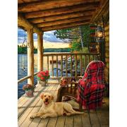 Cobble Hill Puzzle The Cabin Porch 1000 Teile