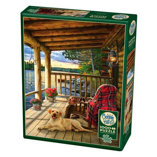 Cobble Hill Puzzle The Cabin Porch 1000 Teile