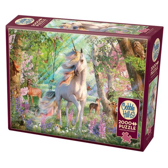 Cobble Hill Puzzle Das Einhorn und seine Freunde 2000 Teile