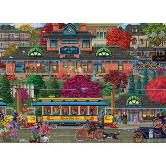 Cobble Hill Tram Station XXL-Puzzle mit 500 Teilen