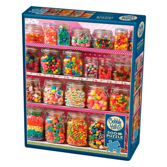 Cobble Hill Puzzle Candy Rack mit 500 Teilen XXL