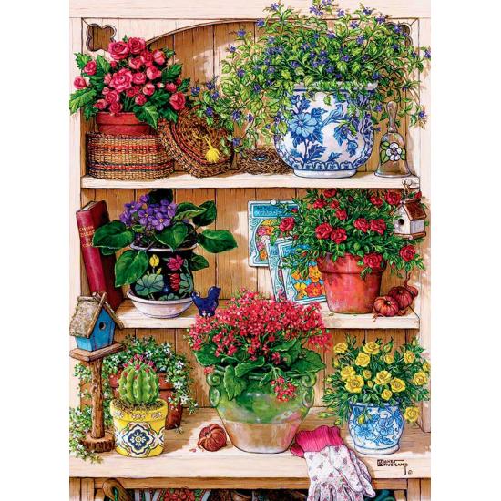 Cobble Hill Puzzle Vase Regal 500 Teile XXL