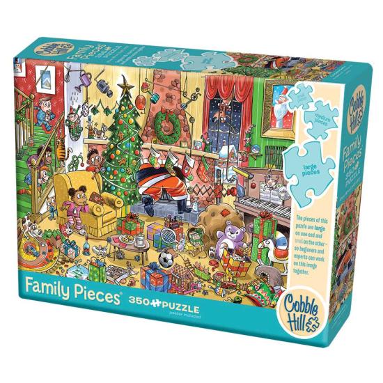 Cobble Hill Familie entdeckt den Weihnachtsmann. Puzzle mit 350