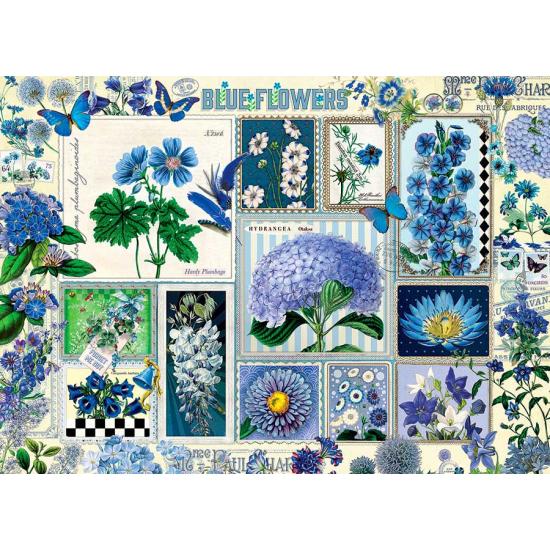 Cobble Hill Puzzle Blaue Blumen 1000 Teile
