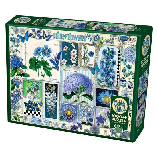 Cobble Hill Puzzle Blaue Blumen 1000 Teile