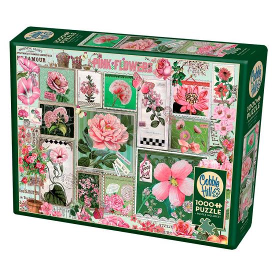 Cobble Hill Puzzle Rosa Blumen 1000 Teile