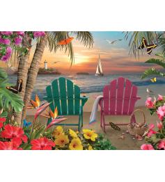 Cobble Hill Paradise Island XXL-Puzzle mit 500 Teilen