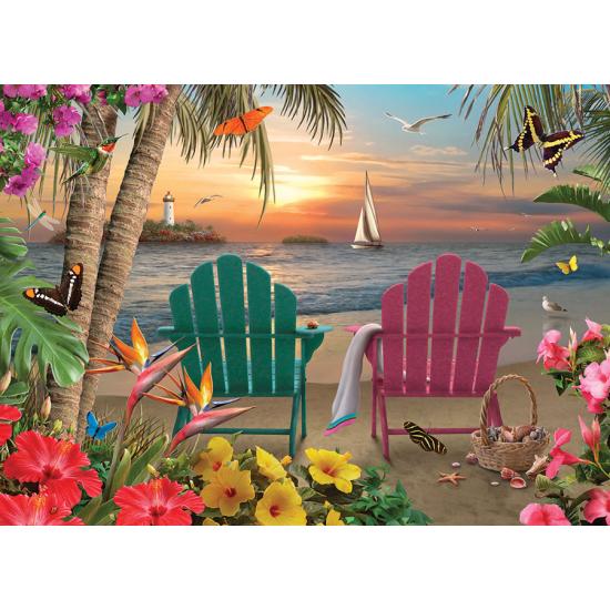 Cobble Hill Paradise Island XXL-Puzzle mit 500 Teilen