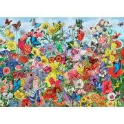 Cobble Hill Schmetterlingsgarten 1000-teiliges Puzzle
