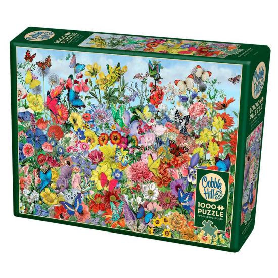 Cobble Hill Schmetterlingsgarten 1000-teiliges Puzzle Cobble Hill Schmetterlingsgarten 1000-teiliges Puzzle