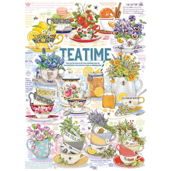 Cobble Hill Tea Time Puzzle 1000 Teile Cobble Hill Tea Time Puzzle 1000 Teile