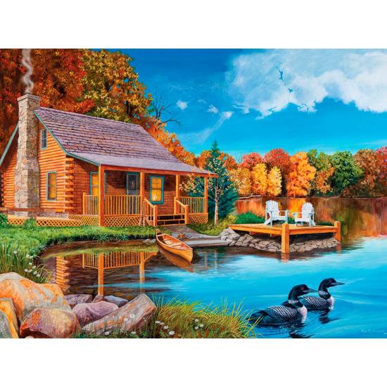 Cobble Hill Loon Lake Puzzle 500 Teile XXL