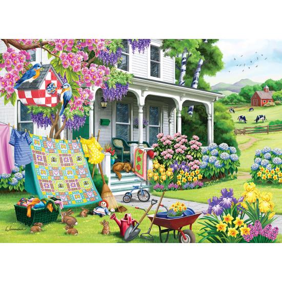 Cobble Hill Spring Cleaning XXL-Puzzle mit 500 Teilen