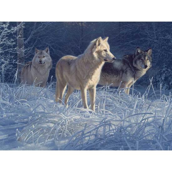 Cobble Hill White Wolf Pack Puzzle 500 Teile