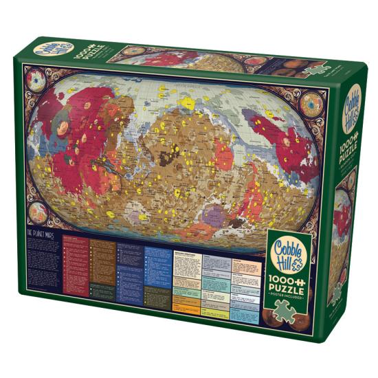 Cobble Hill Puzzle Karte des Mars 1000 Teile Cobble Hill Puzzle Karte des Mars 1000 Teile