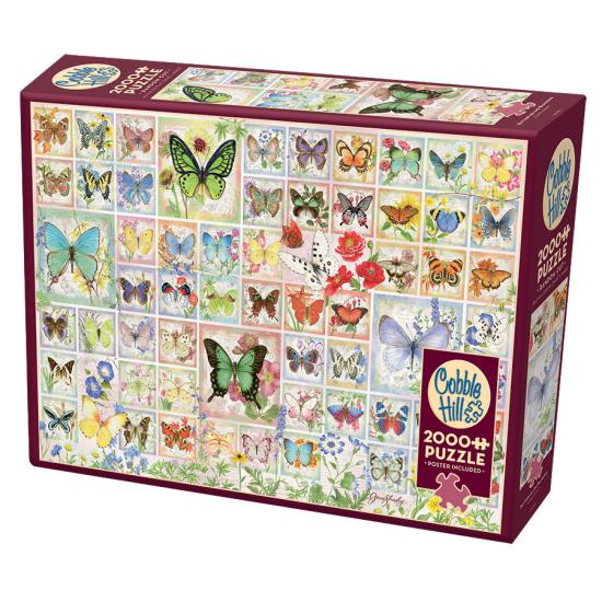 Cobble Hill Puzzle Schmetterlinge und Blumen 2000 Teile