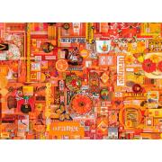 Cobble Hill Orange Puzzle 1000 Teile