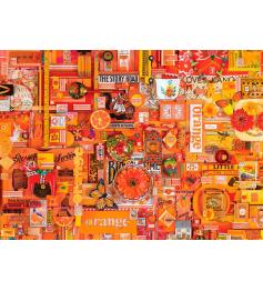 Cobble Hill Orange Puzzle 1000 Teile