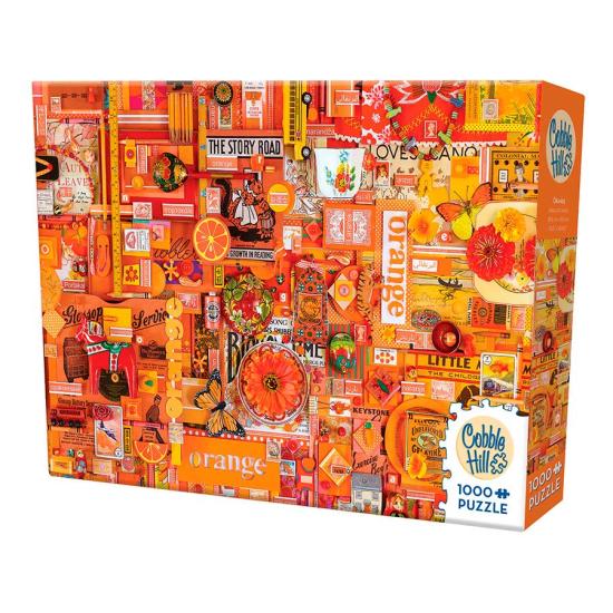 Cobble Hill Orange Puzzle 1000 Teile