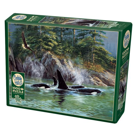 Cobble Hill Orcas Puzzle 1000 Teile Cobble Hill Orcas Puzzle 1000 Teile