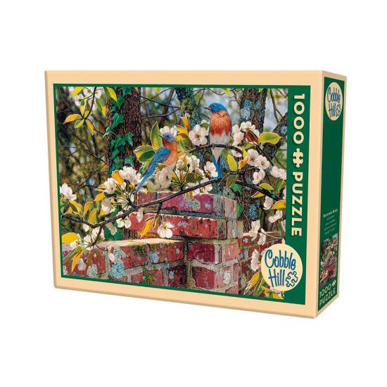 Cobble Hill Puzzle Blue Birds in the Yard 1000 Teile