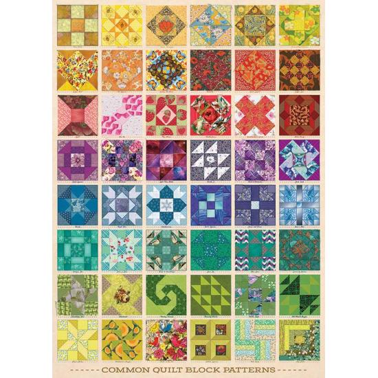 Cobble Hill Puzzle Typische Quiltmuster 1000 Teile