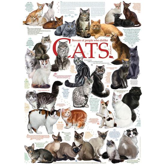 Cobble Hill Puzzle Katzenrassen 1000 Teile Cobble Hill Puzzle Katzenrassen 1000 Teile