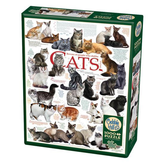 Cobble Hill Puzzle Katzenrassen 1000 Teile Cobble Hill Puzzle Katzenrassen 1000 Teile