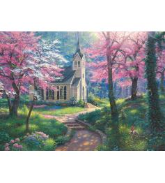 Cobble Hill Spring Retreat XXL 500-teiliges Puzzle