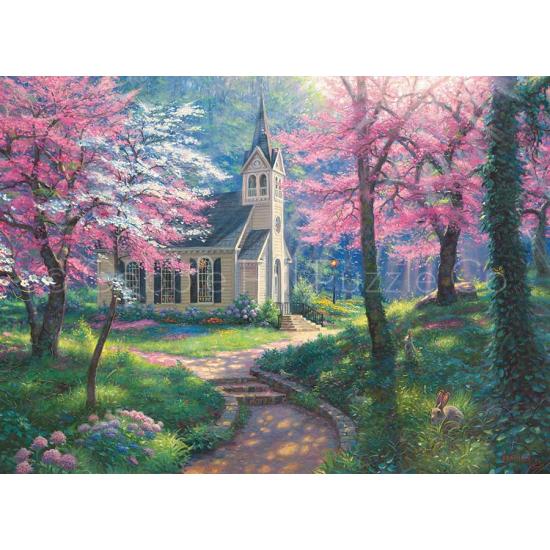 Cobble Hill Spring Retreat XXL 500-teiliges Puzzle
