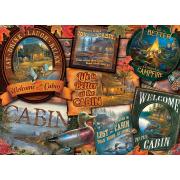 Cobble Hill Cabin Signs Puzzle 1000 Teile