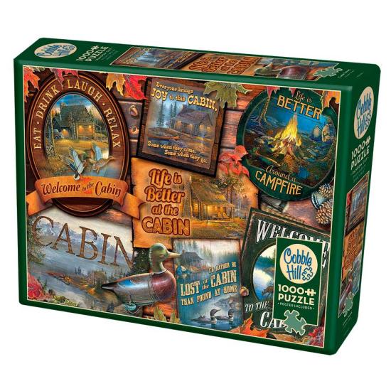 Cobble Hill Cabin Signs Puzzle 1000 Teile